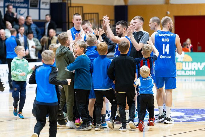 Stjarnan fagnaði sigri í kvöld gegn Keflavík.