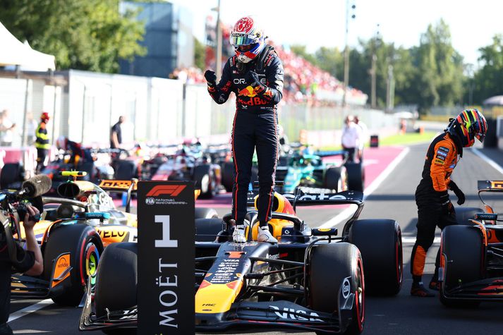 Verstappen fagnaði innilega í dag