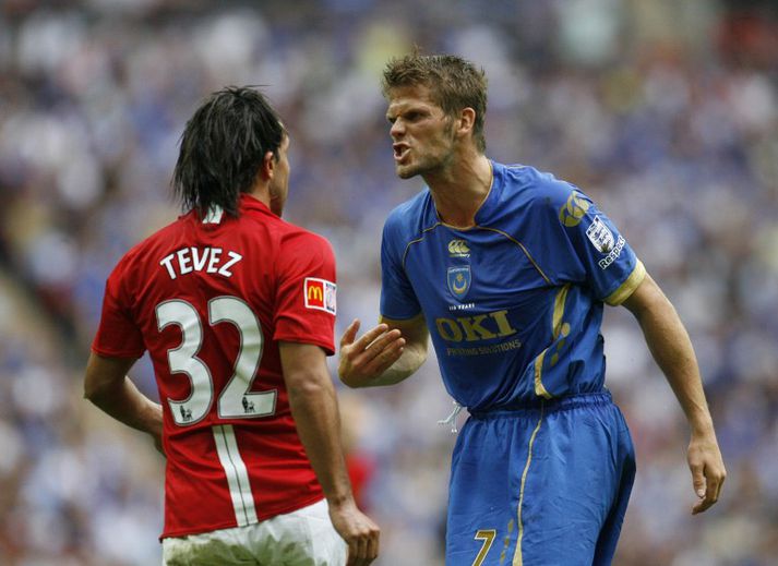 Hermann lætur Carlos Tevez heyra það