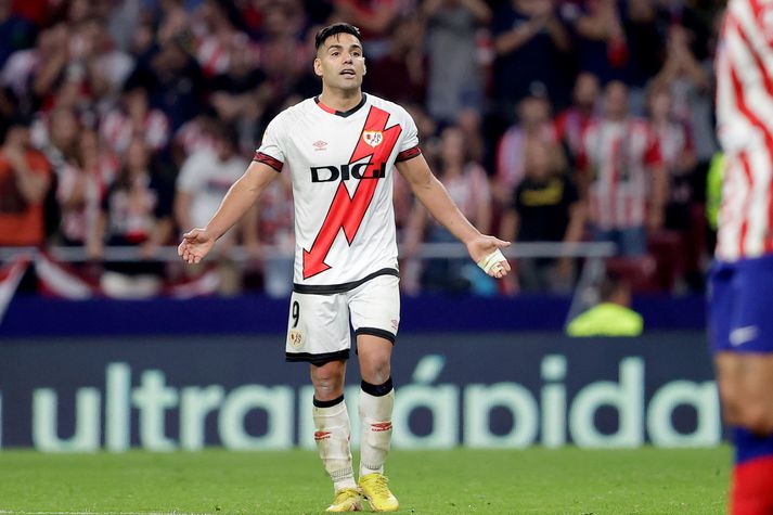 Radamel Falcao reyndist hetja Rayo Vallecano gegn Atlético Madrid.
