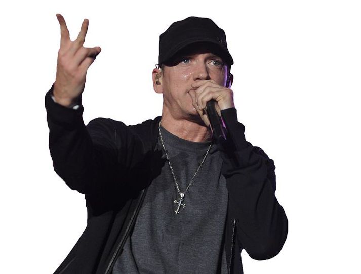 Eminem og Chris Rock hljóðrituðu hugsanlega saman lag fyrir næstu plötu rapparans.
