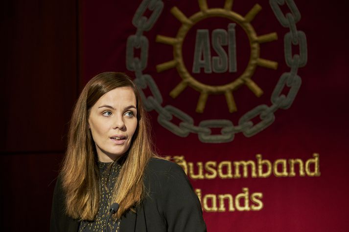 Sonja Ýr Þorbergsdóttir, formaður BSRB, segir að ekki komi til greina að skrifa undir nýja kjarasamninga án þess að hafa náð fram styttingu vinnuvikunnar.