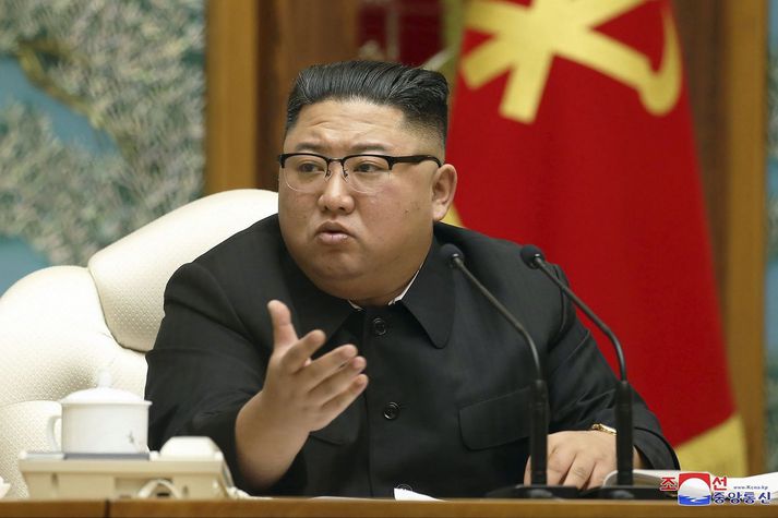 Kim Jong Un, einræðisherra Norður-Kóreu.