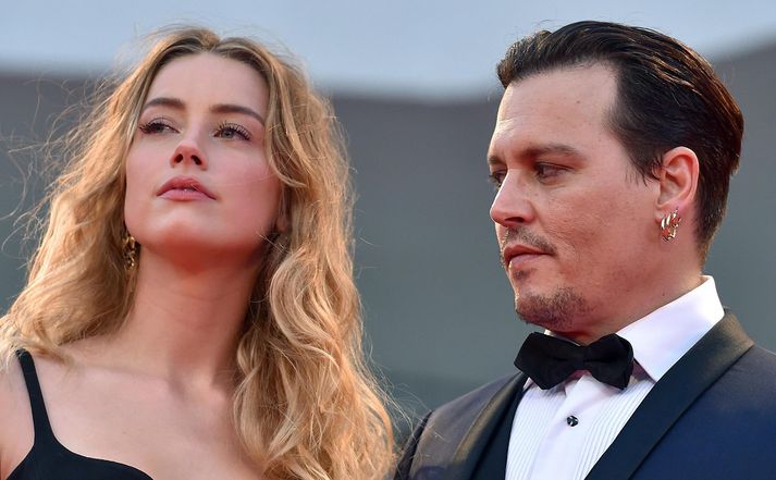 Amber Heard og Johnny Depp.