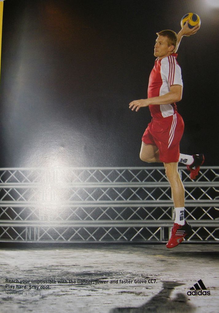 Auglýsing Adidas með Guðjóni Val.
