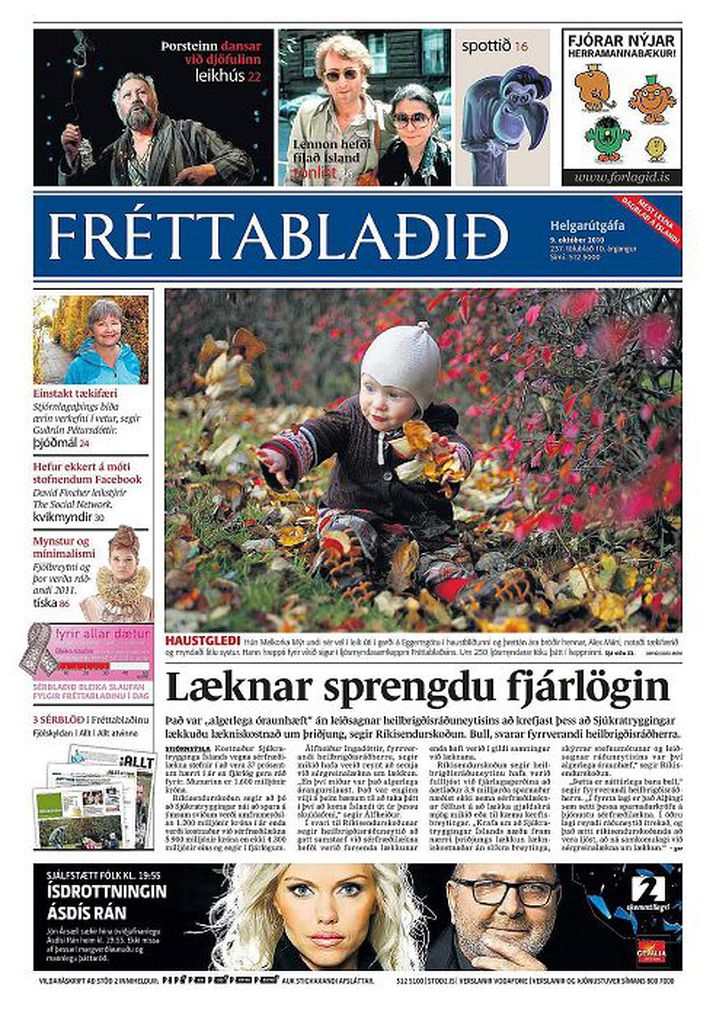 Fréttablaðið efnir nú til ljósmyndasamkeppni, en margir verðugir sigurvegarar hafa hingað til fengið myndir sínar birtar á forsíðu blaðsins.