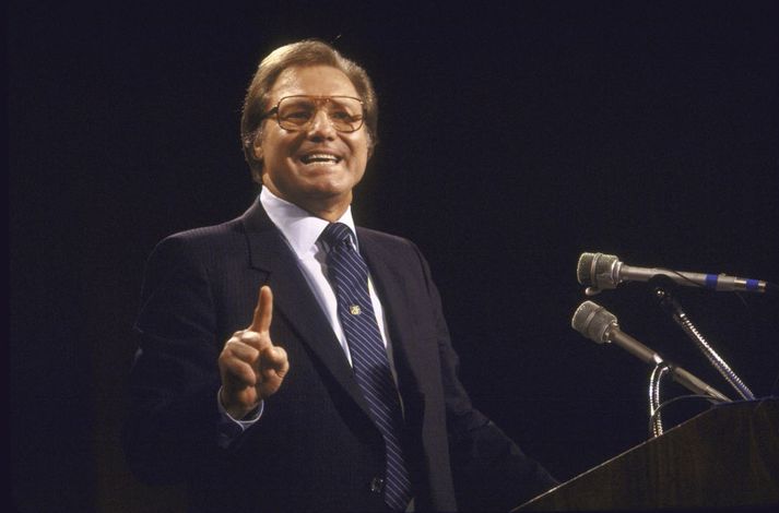 Jimmy Swaggart var gríðarlega vinsæll sjónvarpsprédikari.