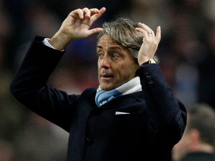Roberto Mancini, stjóri Manchester City.