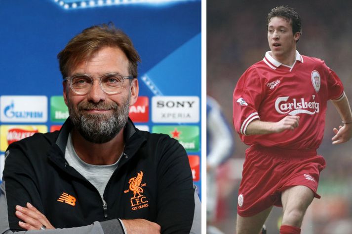 Robbie Fowler og Jürgen Klopp.