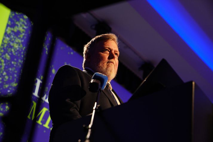 Sigmundur Davíð Gunnlaugsson er formaður Miðflokksins.