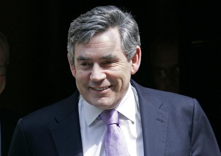 Gordon Brown forsætisráðherra Breta.