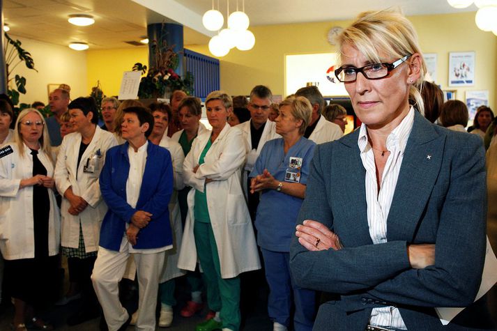 Hulda Gunnlaugsdóttir var forstjóri Landspítalans.