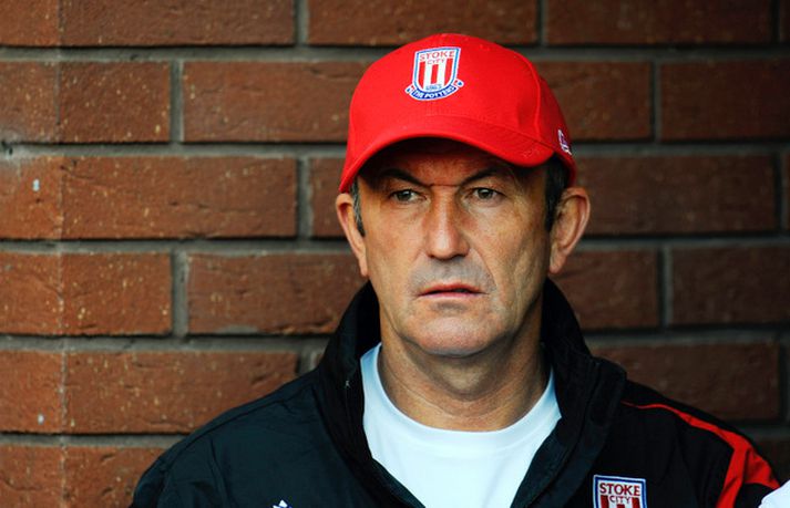 Tony Pulis, stjóri Stoke.