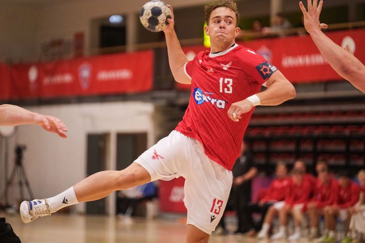 Dagur Árni Heimisson og félagar fögnuðu afar öruggum sigri í kvöld.