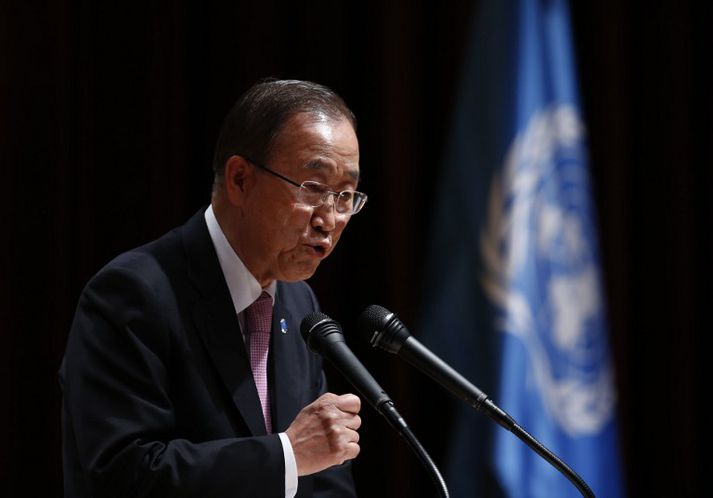 Ban Ki-moon er nú í heimsókn í heimalandi sínu Suður-Kóreu.