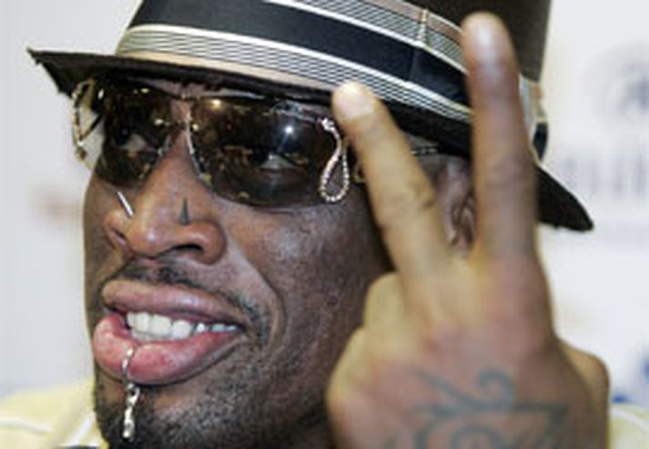 Dennis Rodman er alltaf jafn svalur