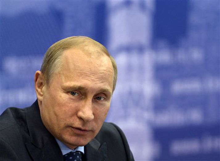Putin hefur brugðist harkalega við öllum hugmyndum um viðskiptaþvinganir á hendur Rússum.