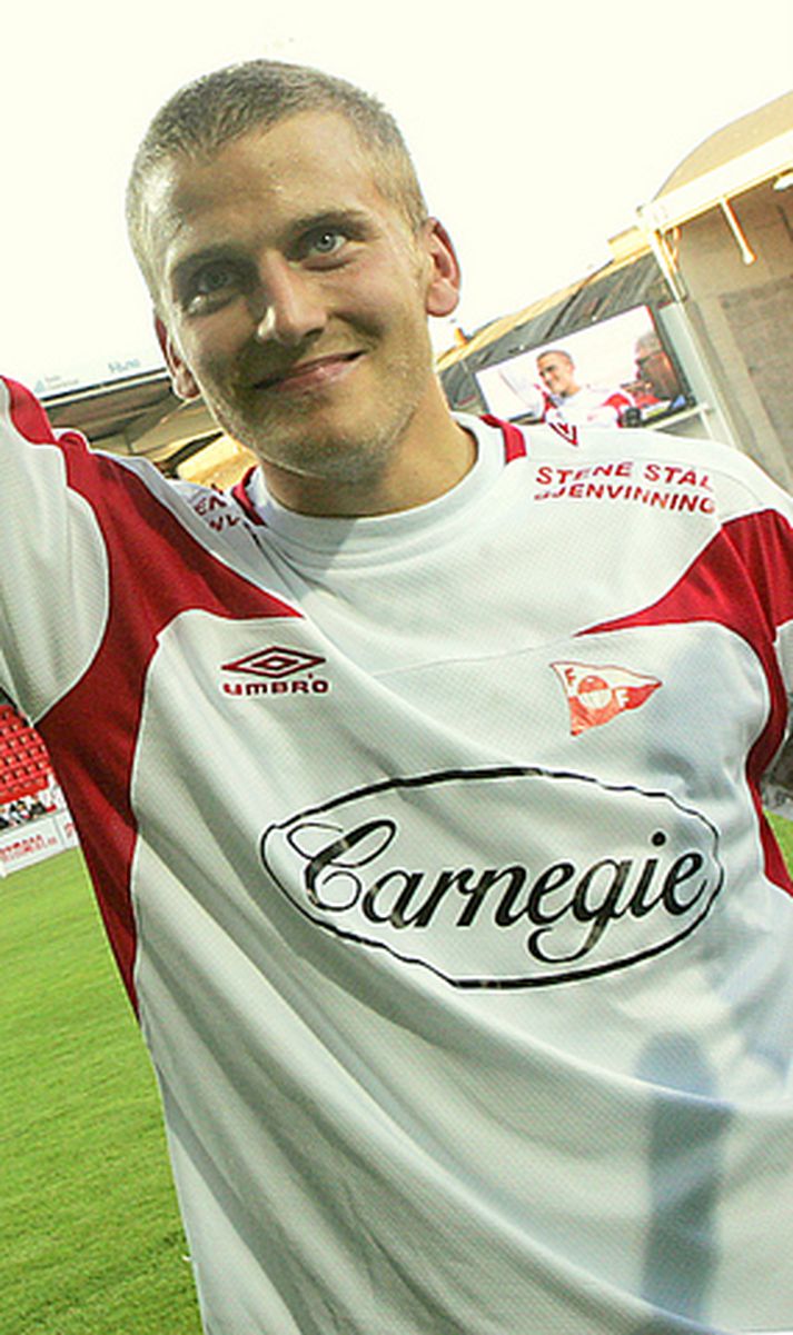Garðar Jóhannsson, leikmaður Fredrikstad.