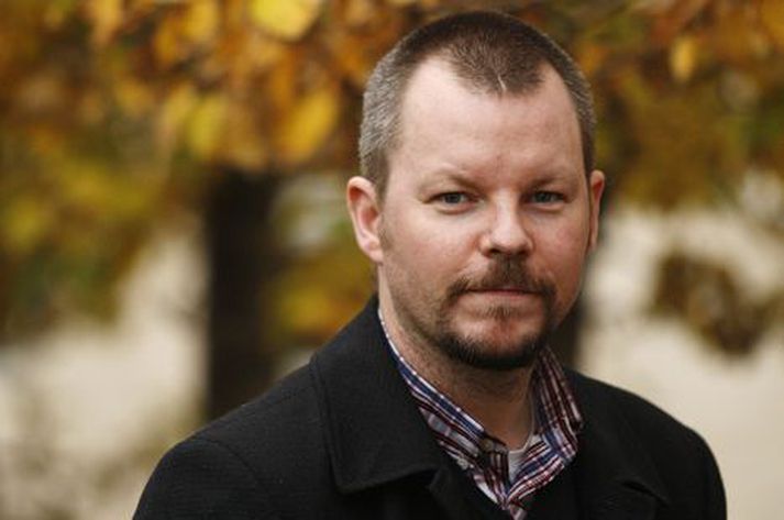 Arnar Jónsson og Gunnar Hansson eru báðir liðtækir kylfingar og ætla sér að berjast um sigurinn í golfmóti listamanna sem fram fer á Bakkakotsvelli í Mosfellsdal.