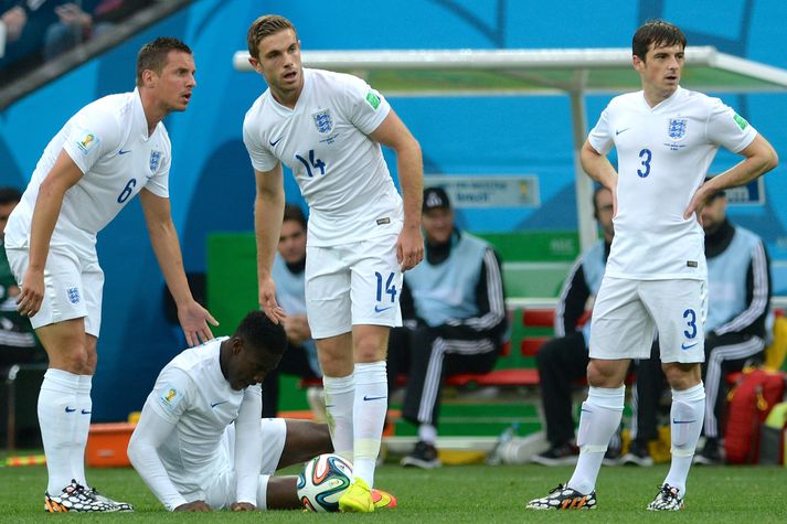 Jagielka, Henderson, Welbeck og Baines.