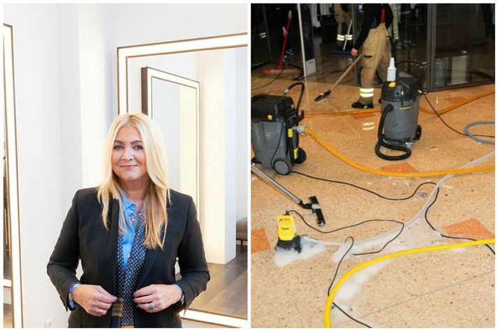 Svava segir að rífa þurfi allt loft og innréttingar í verslun Gallerí sautján í Kringlunni vegna vatnsskemmda
