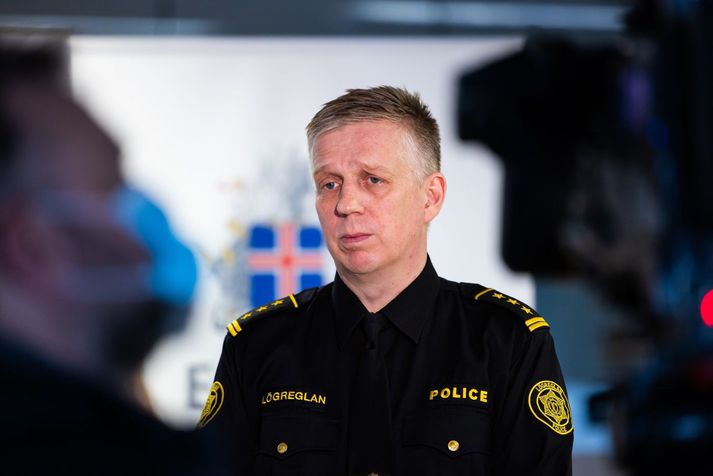 Víðir Reynisson yfirlögreglustjóri Almannavarna.