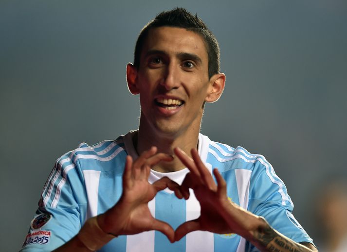 Angel Di Maria hefur verið orðaður við sölu frá Manchester United.