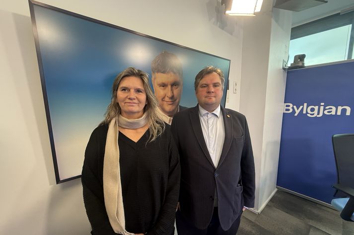 Magnea og Pawel ræddu málin í Sprengisandi í morgun.