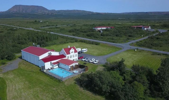 Sundlaugin að Lundi í Öxarfirði.