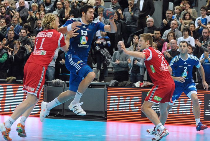 Nikola Karabatic í leik gegn Norðmönnum.