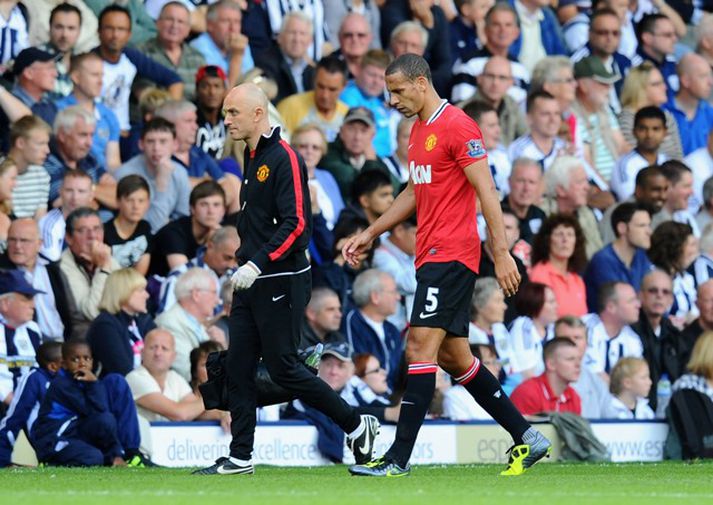 Rio Ferdinand í leiknum gegn Bolton um helgina.