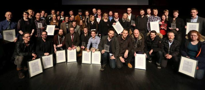 Sigurvegarar Íslensku vefverðlaunanna 2012.
