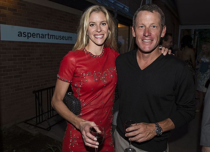 Anna Marie Hansen og Lance Armstrong.