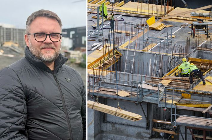 Samdrátturinn á byggingamarkaði hefur gert það að verkum að fyrirtæki í geiranum eru farin að segja upp starfsfólki.
