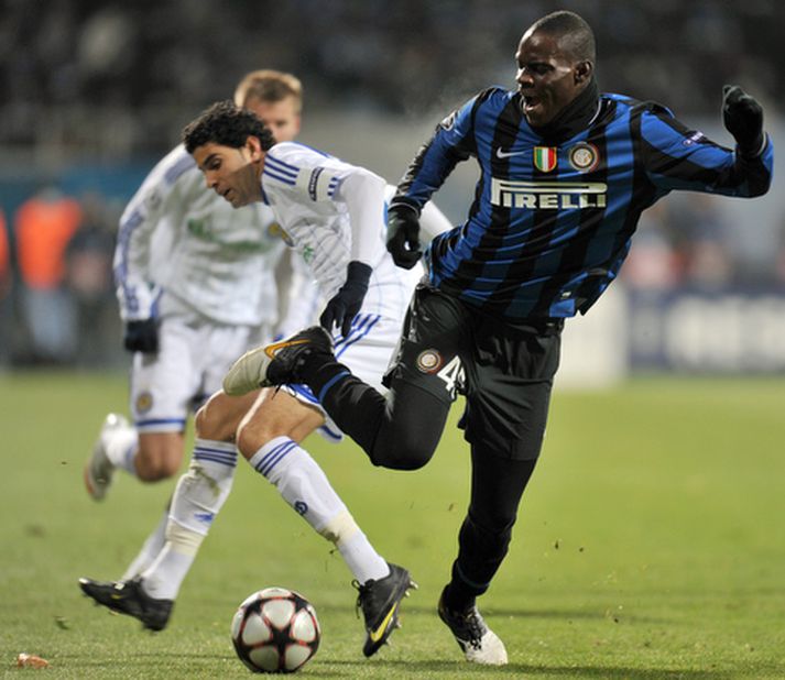 Mario Balotelli í leik með Inter.