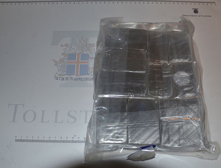 Hassið sem gert var upptækt. Um 781 gramm var að ræða.