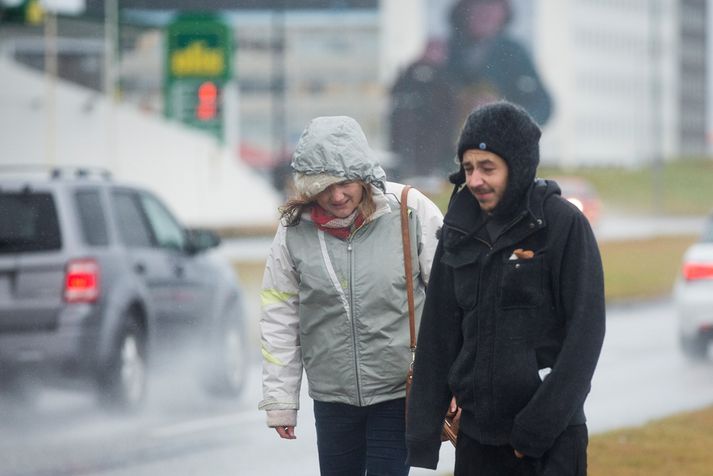 Um helgina og fram í næstu viku er spáð mjög órólegu veðri.