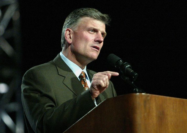 Franklin Graham flytur boðskap sinn á Íslandi í september.  Fjölmargir mótmæla nú komu hans.