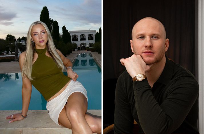 Helga Sigrún og Jón Davíð eru að slá sér upp.