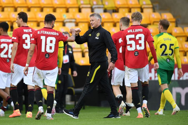 Ole Gunnar Solskjær er einn þriggja þjálfara ensku úrvalsdeildarinnar sem fullnýtir alltaf fimm skiptingar.