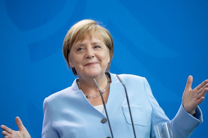 Angela Merkel hefur verið kanslari í fjórtán ár.
