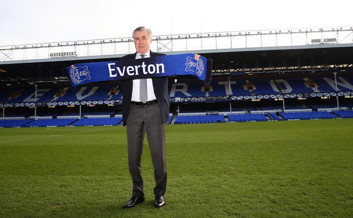 Carlo Ancelotti er mættur á Goodison Park.