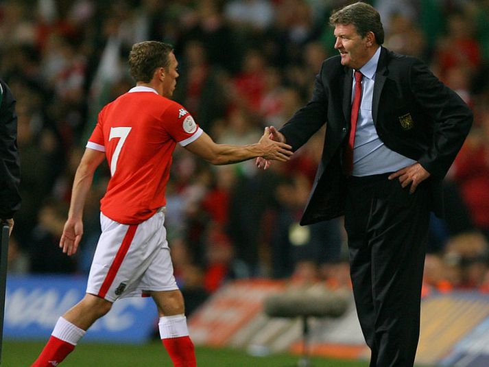 John Toshack og Craig Bellamy.