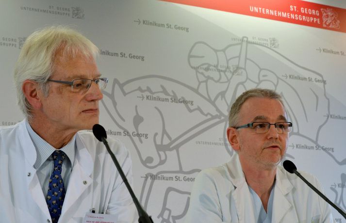 Maðurinn er þriðji ebólusjúklingurinn sem er meðhöndlaður í Þýskalandi frá því að faraldurinn hófst í mars.