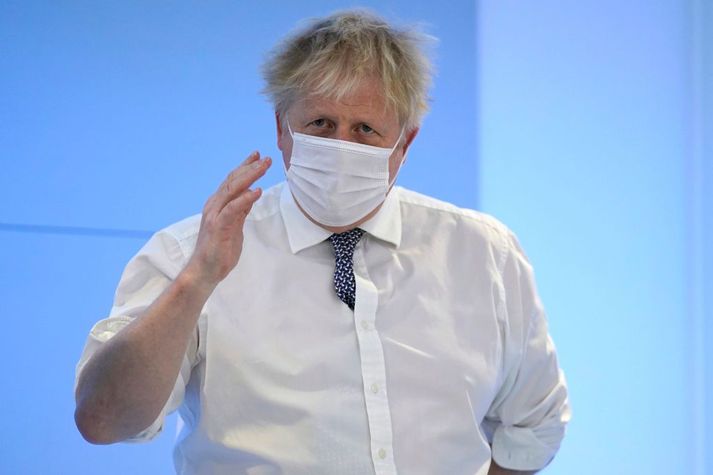 Boris Johnson á ekki sjö dagana sæla um þessar mundir.