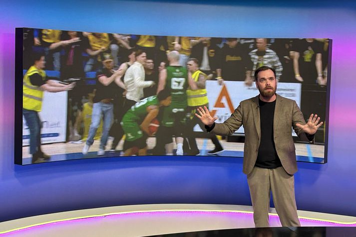 Davíð Tómas Tómasson er einn allra besti körfuboltadómari landsins og hann gat greint allt havaríið í Grindavík af stakri snilld.