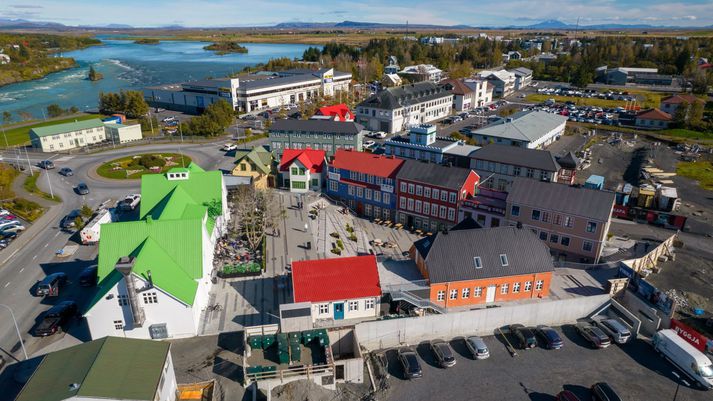 Spáð er sól og blíðu þegar Bylgjulestin mætir á Selfoss næsta laugardag. Bæjarhátíðin Kótelettan verður haldin í bænum um helgina.  Mynd/Egill