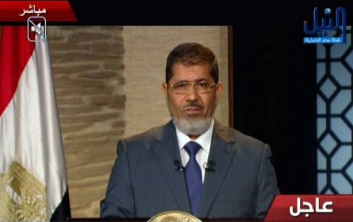 Mohammed Morsi er fyrsti forseti Egyptalands sem er múslimi