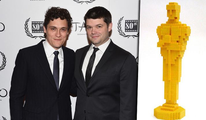 Leikstjórar Lego myndarinnar Phil Lord og Christopher Miller.