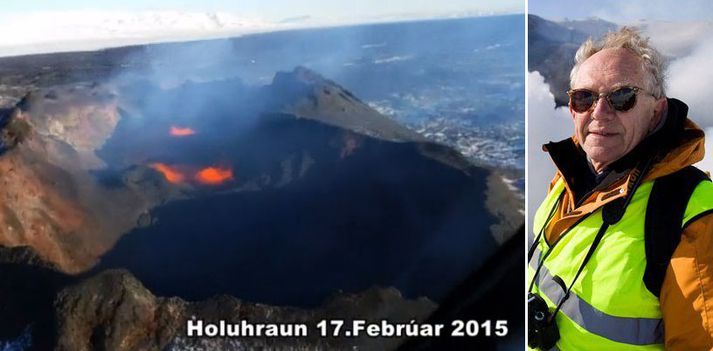 Haraldur Sigurðsson eldfjallafræðingur spáði að gosinu í Holuhrauni myndi ljúka í byrjun mars en verulega hefur dregið úr virkni gossins. 